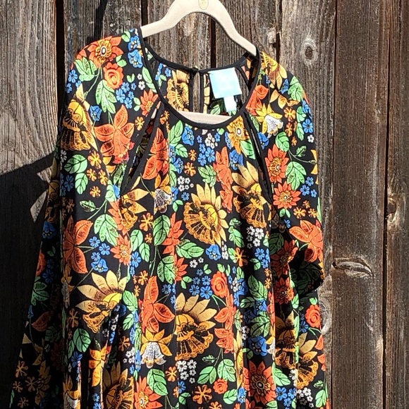 CeCe by Cynthia Steffens floral dress size 2 - Picture 15 of 16